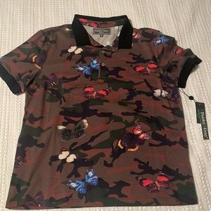 PAISLEY & GRAY CAMO POLO